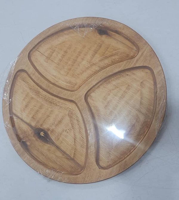 سینی اردو خوری چوبی a012