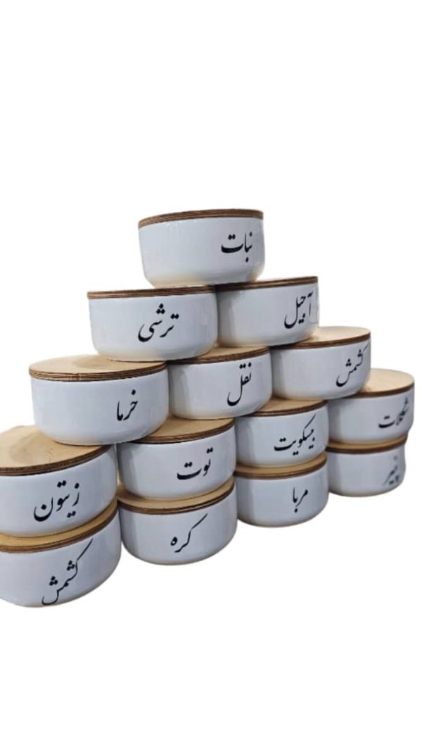 بانکه تنقلات ابعاد عرض10سانت ارتفاع 5 سانت